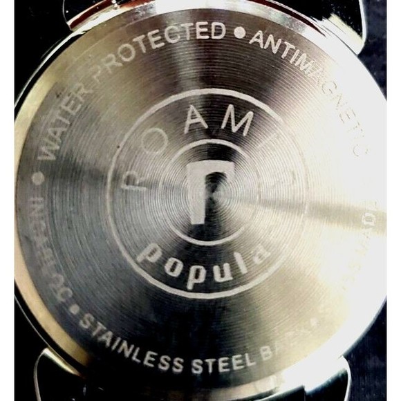 Rare Amazing Color Roamer Mechanical Swiss Watch Restored Serviced‎ GLD-GRN-BLK - Picture 9 of 11